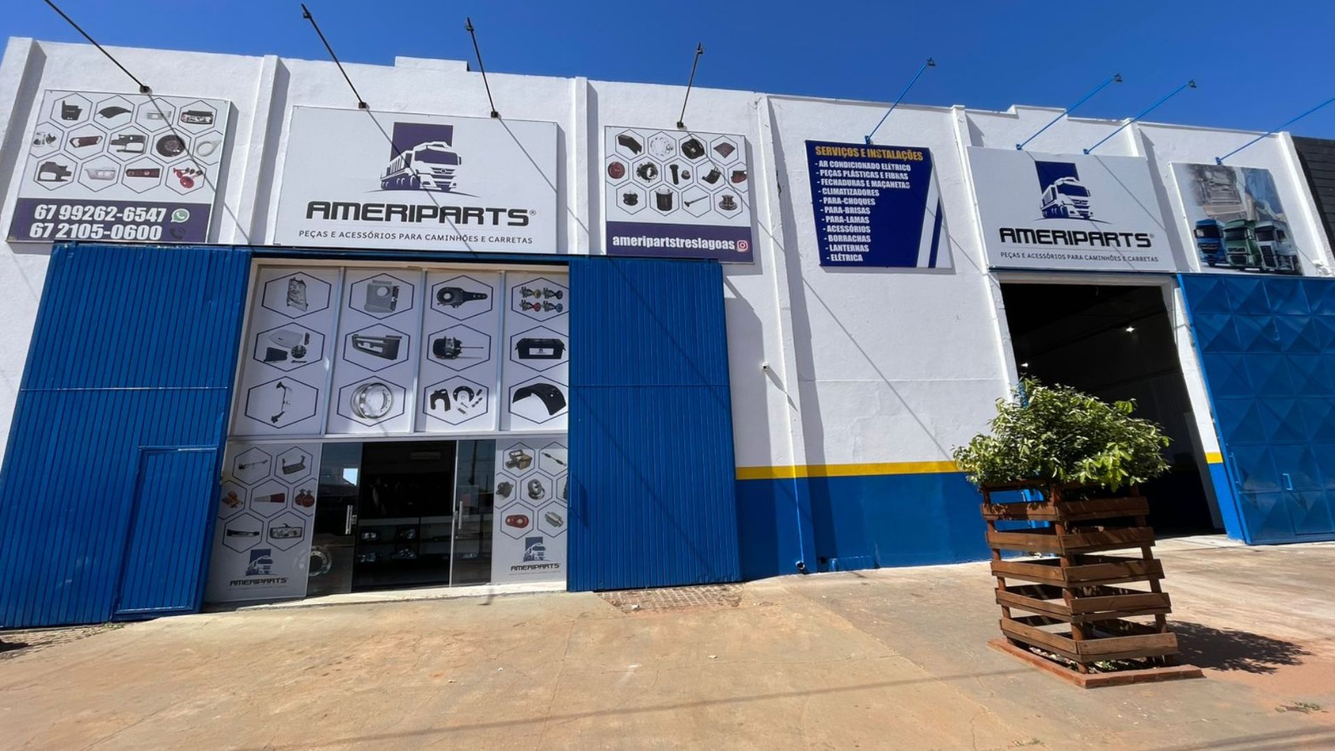 Fachada da loja Ameriparts Três Lagoas